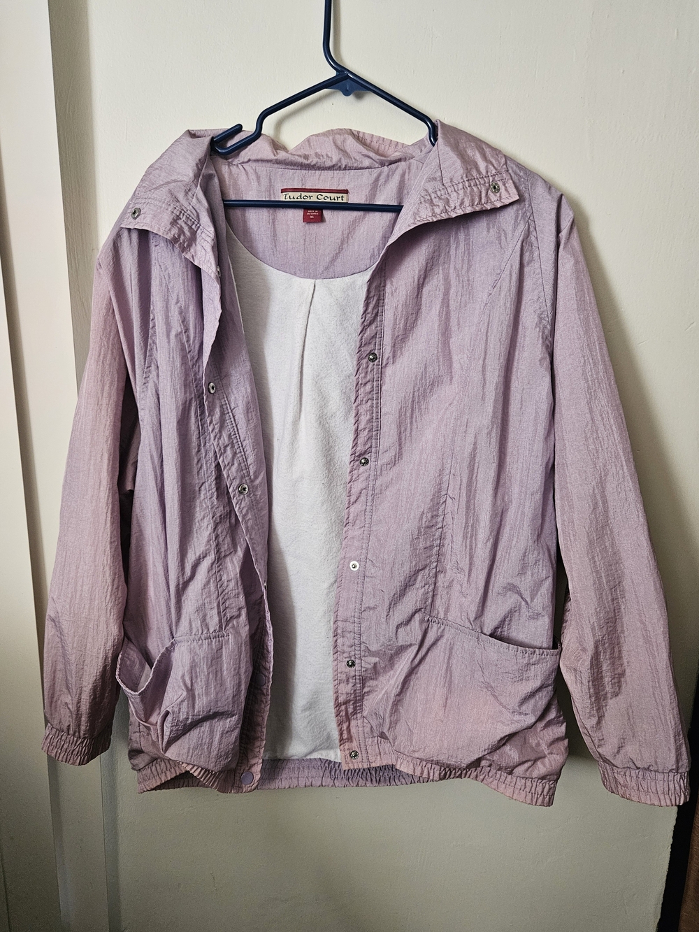 Women's Pastel Lavender Windbreaker Jacket